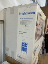 Brightroom Steel File Utility Cart White, Rolling Storage with Casters, Under Desk Organizer, Powder-Coated Steel!! NEW IN BOX!!
