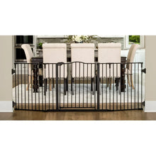 Regalo Deluxe Home Accents 74 inch Widespan Baby Safety Gate, Black, Ages 6 to 24 Months! (NEW IN BOX)