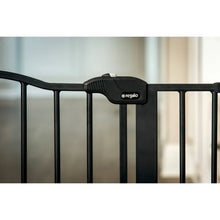 Regalo Deluxe Home Accents 74 inch Widespan Baby Safety Gate, Black, Ages 6 to 24 Months! (NEW IN BOX)