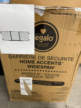 Regalo Deluxe Home Accents 74 inch Widespan Baby Safety Gate, Black, Ages 6 to 24 Months! (NEW IN BOX)