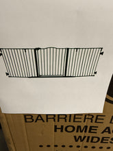 Regalo Deluxe Home Accents 74 inch Widespan Baby Safety Gate, Black, Ages 6 to 24 Months! (NEW IN BOX)