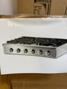 Thor Kitchen 36 in. Gas Cooktop in Stainless Steel with 6 Burners! (NEW IN BOX)