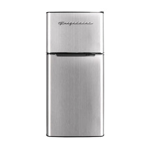 Frigidaire, 4.5 Cu. ft., 2 Door Compact Refrigerator-Chrome Trim, EFR451, Platinum**New, Dented from shipping**