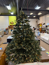 9FT Pre-Lit Christmas Tree with 1150 Warm White LED Lights, 4368 PE PVC Tips, Hinged Branches, and Sturdy Metal Stand! (NEW OUT OF BOX!) - (CANNOT BE PICKED UP UNTIL 11/29/25 3PM)