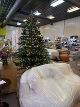 9FT Pre-Lit Christmas Tree with 1150 Warm White LED Lights, 4368 PE PVC Tips, Hinged Branches, and Sturdy Metal Stand! (NEW OUT OF BOX!) - (CANNOT BE PICKED UP UNTIL 11/29/25 3PM)