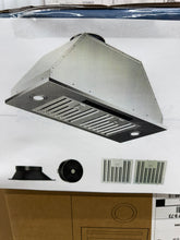 Vikio 28 in. 900CFM Convertible Ducted to Ductless Insert Range Hood in Stainless Steel with LED and Gesture Control! (NEW IN BOX)