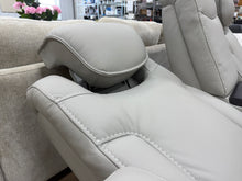 Alton Leather Power Reclining Sofa with Power Headrests and BUILT IN FRIDGE!! (BRAND NEW)