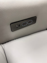 Alton Leather Power Reclining Sofa with Power Headrests and BUILT IN FRIDGE!! (BRAND NEW)