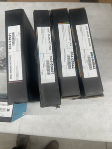 Complete set of brake pads, hardware kit and rotors- fits Kia / Hyundai specific models- see details in description- no shipping