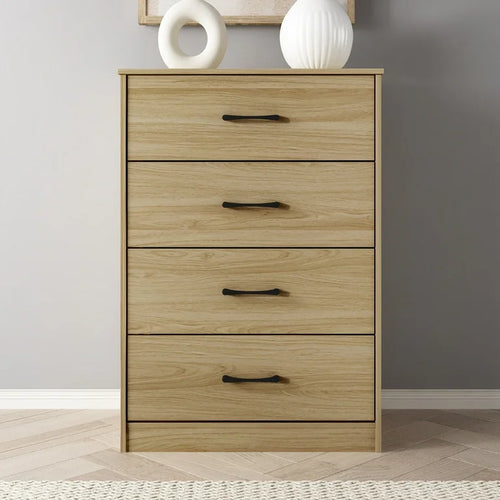 Mainstays Ardent 4 Drawer Dresser, Euro Oak! (NEW IN BOX)