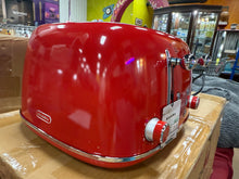 Toaster 4 Slice, Retro Stainless, Dual Independent Control Panel Toaster! (Red) - New!