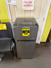 Vissani 4.5 cu. ft. 2-Door Mini Refrigerator in Platinum Steel with Freezer! (BRAND NEW - DENTED)