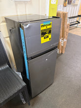 Vissani 4.5 cu. ft. 2-Door Mini Refrigerator in Platinum Steel with Freezer! (BRAND NEW - DENTED)