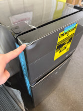 Vissani 4.5 cu. ft. 2-Door Mini Refrigerator in Platinum Steel with Freezer! (BRAND NEW - DENTED)