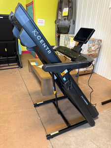 Centr Runr-S Folding Treadmill With 10” Touchscreen! (USED ONCE - 0 MILES USED - LIKE NEW) - (CENTR MEMBERSHIP REQUIRED TO USE TREADMILL - COMES WITH TEMPORARY MEMBERSHIP) - (MISSING PLASTIC COVERS)