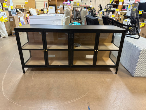 Crystal Cove Glass TV Stand for TVs up to 59