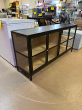 Crystal Cove Glass TV Stand for TVs up to 59"! (NEW & ASSEMBLED)