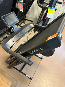 Centr Runr-S Folding Treadmill With 10” Touchscreen! (USED ONCE - 0 MILES USED - LIKE NEW) - (CENTR MEMBERSHIP REQUIRED TO USE TREADMILL - COMES WITH TEMPORARY MEMBERSHIP) - (MISSING PLASTIC COVERS)