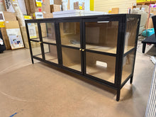 Crystal Cove Glass TV Stand for TVs up to 59"! (NEW & ASSEMBLED)
