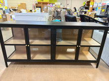 Crystal Cove Glass TV Stand for TVs up to 59"! (NEW & ASSEMBLED)