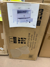 Her Majesty 2-Drawer Soft White Nightstand!! NEW IN BOX!!