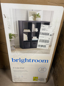 9 Cube Organizer - Brightroom, Black Oak!  -New in The Box