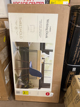 Loring Wood Writing Desk with Drawers and Charging Station- Oak - Threshold!! NEW IN BOX!!