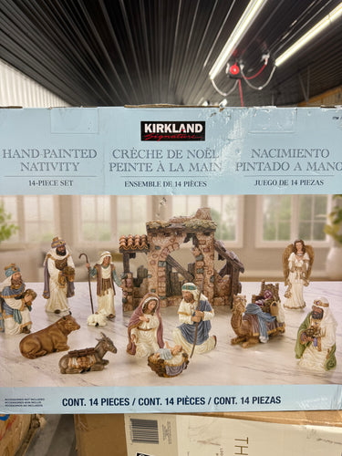Kirkland Signature Nativity Set, 14-piece! (NEW IN BOX)