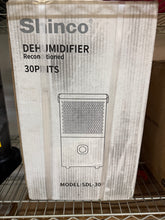 Edendirect 30 pt. 1,500 sq.ft. Portable Dehumidifier in White with Auto Defrost, Dual Filters, Variable Speeds, Continuous Run! (NEW IN BOX - Refurbished!)