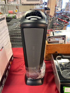 Lasko 22.5" 1500W Oscillating Ceramic Tower Space Heater with Remote, Black! (NEW OUT OF BOX)