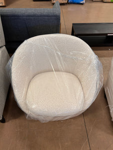 Better Homes and Gardens Mira Swivel Chair, Cream! (NEW OUT OF BOX)