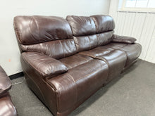 Leather Power Reclining Sofa!