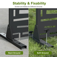 Metal Outdoor Privacy Screen, 72”H x 47”W x 16”D! (NEW IN BOX - SINGLE PANEL)