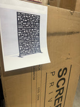 Metal Outdoor Privacy Screen, 72”H x 47”W x 16”D! (NEW IN BOX - SINGLE PANEL)