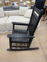 Oversized Rocking Chair With Wood-Texture, Outdoor Polywood! (NEW!)