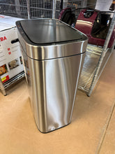 Brightroom Motion Wastebasket with Liner - Stainless Steel Touchless Kitchen Trash Can, 11.8 Gallon, Silver!! BRAND NEW(MINOR DENT FROM SHIPPING)!!