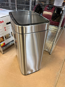 Brightroom Motion Wastebasket with Liner - Stainless Steel Touchless Kitchen Trash Can, 11.8 Gallon, Silver!! BRAND NEW(MINOR DENT FROM SHIPPING)!!