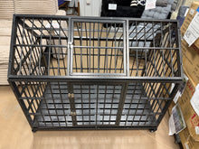 52" Heavy Duty Dog Crate Large Dog Cage Strong Metal Dog Kennels And Crates For Large Dogs With 4 Lockable Wheels! (NEW & ASSEMBLED)