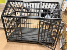 52" Heavy Duty Dog Crate Large Dog Cage Strong Metal Dog Kennels And Crates For Large Dogs With 4 Lockable Wheels! (NEW & ASSEMBLED)