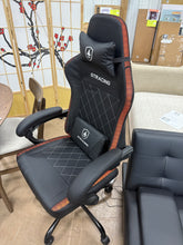 GTRACING RGB Ergonomic Gaming Chair with Massage, LED Lights, Footrest, Lumbar Support, Black!! NEW AND ASSEMBLED!!