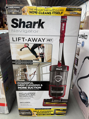 Shark Navigator Lift-Away Lightweight Bagless Corded HEPA Filter Upright Vacuum Cleaner with Self-Cleaning Brushroll in Red! (NEW IN BOX)
