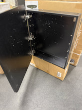 Garnes Recessed or Surface Mount Framed Medicine Cabinet with Adjustable Shelves, Black - 30”H x 24”W x 5”D! (NEW OUT OF BOX)