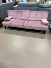 Adjustable Loveseat Sleeper With Retractable Cup Holders, Pink! (NEW)