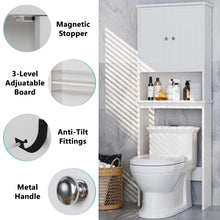 Behren 65.4"H Over the Toilet Storage Cabinet, White! (NEW IN BOX)
