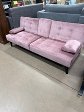 Adjustable Loveseat Sleeper With Retractable Cup Holders, Pink! (NEW)
