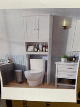 Behren 65.4"H Over the Toilet Storage Cabinet, White! (NEW IN BOX)