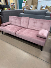 Adjustable Loveseat Sleeper With Retractable Cup Holders, Pink! (NEW)