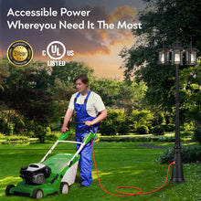 3-Head Outdoor Lamp Post Light with Outlet, Black Dusk to Dawn Street Light Pole for Garden! (NEW IN BOX)