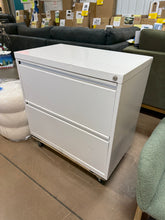Hirsh 30 inch Wide 2 Drawer Lateral 101 File Cabinet for Home or Office, White! (NEW - MINOR DENTS) - (KEYS INCLUDED)