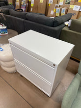 Hirsh 30 inch Wide 2 Drawer Lateral 101 File Cabinet for Home or Office, White! (NEW - MINOR DENTS) - (KEYS INCLUDED)